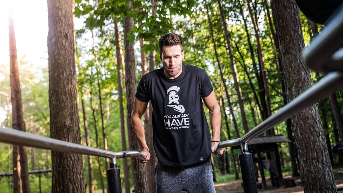 Moment from new men’s t-shirt collection photoshoot.

Brand “Frame Kings” created unique collection named “SPARTANS 1.0”.

The collection is devoted for men who find Ancient Spartan warriors symbolism expression close to heart: difficult challenges, discipline, superb physical condition, determination, courage and constant self-development.